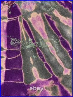 Vintage 1998 Grateful Dead Tie Dye Phil Brown Front/Back Shirt Size L