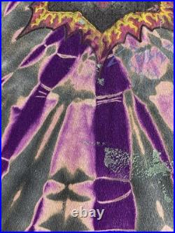 Vintage 1998 Grateful Dead Tie Dye Phil Brown Front/Back Shirt Size L