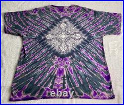Vintage 1998 Grateful Dead Tie Dye Phil Brown Front/Back Shirt Size L