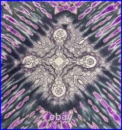 Vintage 1998 Grateful Dead Tie Dye Phil Brown Front/Back Shirt Size L