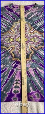 Vintage 1998 Grateful Dead Tie Dye Phil Brown Front/Back Shirt Size L