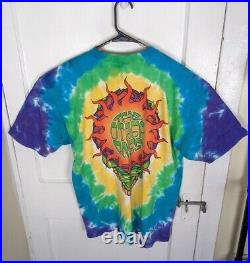 Vintage 1998 Liquid Blue Grateful Dead Other Ones Tie Dye Shirt 2-Side Butterfly