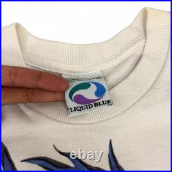 Vintage 1999 Grateful Dead Jacob Bear Liquid Blue Tie Dye T-Shirt Deadhead 2XL