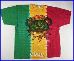 Vintage 1999 Grateful Dead Shirt 2XL Rasta Bear