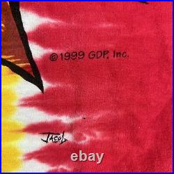 Vintage 1999 Grateful Dead Shirt 2XL Rasta Bear