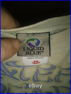 Vintage 2001 Liquid Blue x Grateful Dead Shirt Snake Charmer distressed