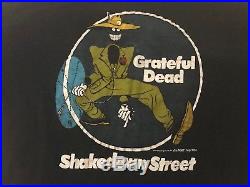 Vintage 70s 1978 Grateful Dead Shakedown Street Concert Tour T-Shirt M/L