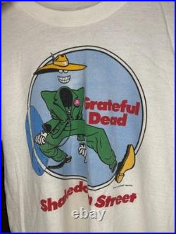 Vintage 70s 1978 Grateful Dead Shakedown Street Single Stitch Tour Concert Shirt