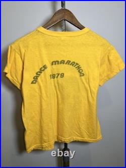 Vintage 70s 1979 Trucking On Grateful Dead Water Print Shirt Small / Med 19.5x22