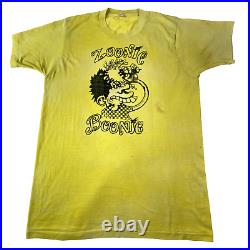 Vintage 70s 80s Grateful Dead Ice Cream Kid Mens T Shirt Yellow Zoonie Large