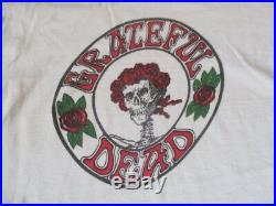 Vintage 70s GRATEFUL DEAD Concert Tour (LG) T-Shirt JERRY GARCIA