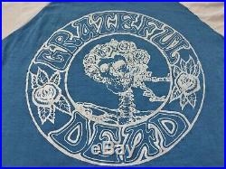 Vintage 70s Grateful Dead Shirt 1979 Spartan Stadium sz M Tour Concert Deadhead