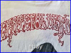 Vintage 70s Grateful Dead Shirt White And Pink Tie Dye Rock T-Shirt