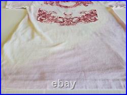 Vintage 70s Grateful Dead Shirt White And Pink Tie Dye Rock T-Shirt