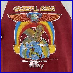 Vintage 70s Grateful Dead What A Long Strange Trip Shirt Men's Small 1979 Tour