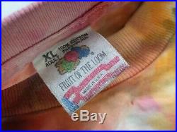 Vintage 80's Dr Seuss GRATEFUL DEAD Hippie Tye Dye Shirt Men's XL