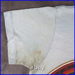 Vintage 80s 1980 Grateful Dead T Shirt S / M Kelley Mouse Hippie Skull Roses