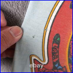 Vintage 80s 1980 Grateful Dead T Shirt S / M Kelley Mouse Hippie Skull Roses