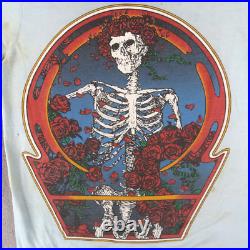 Vintage 80s 1980 Grateful Dead T Shirt S / M Kelley Mouse Hippie Skull Roses