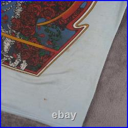 Vintage 80s 1980 Grateful Dead T Shirt S / M Kelley Mouse Hippie Skull Roses