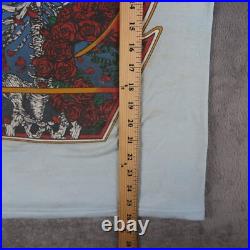 Vintage 80s 1980 Grateful Dead T Shirt S / M Kelley Mouse Hippie Skull Roses