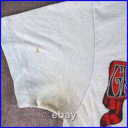 Vintage 80s 1980 Grateful Dead T Shirt S / M Kelley Mouse Hippie Skull Roses
