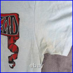 Vintage 80s 1980 Grateful Dead T Shirt S / M Kelley Mouse Hippie Skull Roses