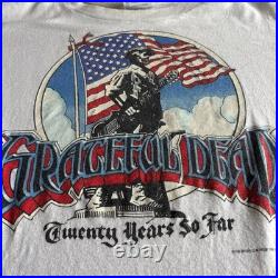 Vintage 80s 1985 Grateful Dead Twenty Years So Far T-Shirt Hanes