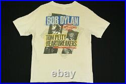 Vintage 80s Bob Dylan Tom Petty Heartbreakers Grateful Dead Concert T Shirt M