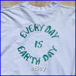 Vintage 80s GRATEFUL DEAD Rain Forest Earth Day RARE Parking Lot T-Shirt Tee XL
