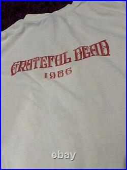 Vintage 80s Grateful Dead 1986 Uncle Sam Shirt Size Small