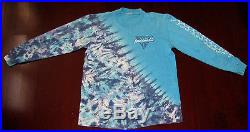 Vintage 80s Grateful Dead 1988 New Years Eve Concert Tie Dye Long Sleeve Shirt L