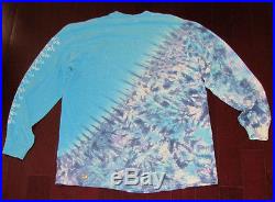 Vintage 80s Grateful Dead 1988 New Years Eve Concert Tie Dye Long Sleeve Shirt L