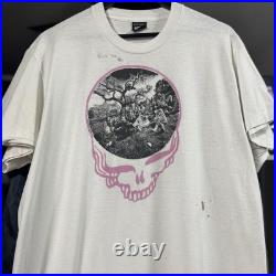 Vintage 80s Grateful Dead Aoxomoxoa Psychedelic Mushroom Band Shirt Jerry Garcia