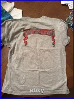 Vintage 80s Grateful Dead Bertha Skull Roses Shirt XL Spring Ford 50/50 2-Sided