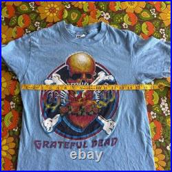 Vintage 80s Grateful Dead Blue T-Shirt Made In USA