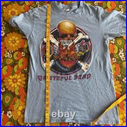 Vintage 80s Grateful Dead Blue T-Shirt Made In USA