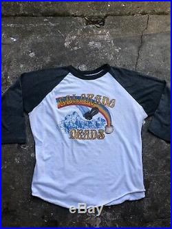 Vintage 80s Grateful Dead Colorado Deads Raglan T-Shirt Sz M/L