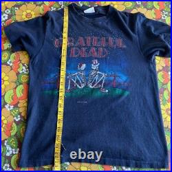 Vintage 80s Grateful Dead Double Sided Band T-Shirt Hanes Golden Gate Bridge