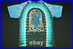 Vintage 80s Grateful Dead Grim Reaper Tie Dye Single Stitch Concert T Shirt Band