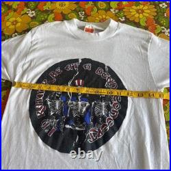Vintage 80s Grateful Dead I'd Rather Be At A Dead Concert T-Shirt