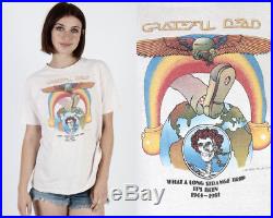 Vintage 80s Grateful Dead Long Strange Trip Tour Band Concert Rock Tee T Shirt L