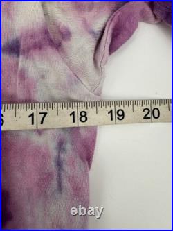 Vintage 80s Grateful Dead Lot T-Shirt Size Large Purple Tie Dye Skeleton Floral