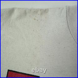 Vintage 80s Grateful Dead Mens T Shirt Summer Tour 1989 Keyboard Skeleton Large