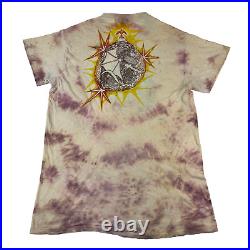 Vintage 80s Grateful Dead Mens Tie Dye T Shirt Rare Jerry Garcia US Size Large