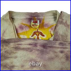Vintage 80s Grateful Dead Mens Tie Dye T Shirt Rare Jerry Garcia US Size Large