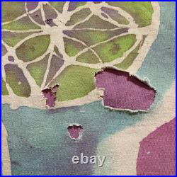 Vintage 80s Grateful Dead Shirt Size XL Batik Psychedelic Band Tour Lot Tie Dye