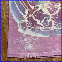 Vintage 80s Grateful Dead Shirt Size XL Batik Psychedelic Band Tour Lot Tie Dye