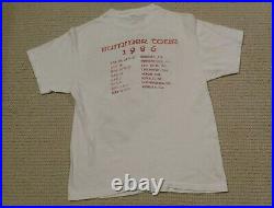 Vintage 80s Grateful Dead T-Shirt Band Tour Griffin California 1986 Size Large