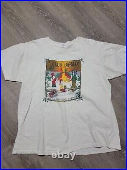 Vintage 80s Grateful Dead T-Shirt Club Dread Large Band Tour Lot Reggae Jamaica